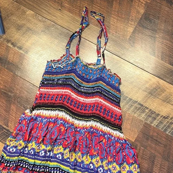 Colorful Maxi Dress with Straps box 17 - Picture 2 of 5